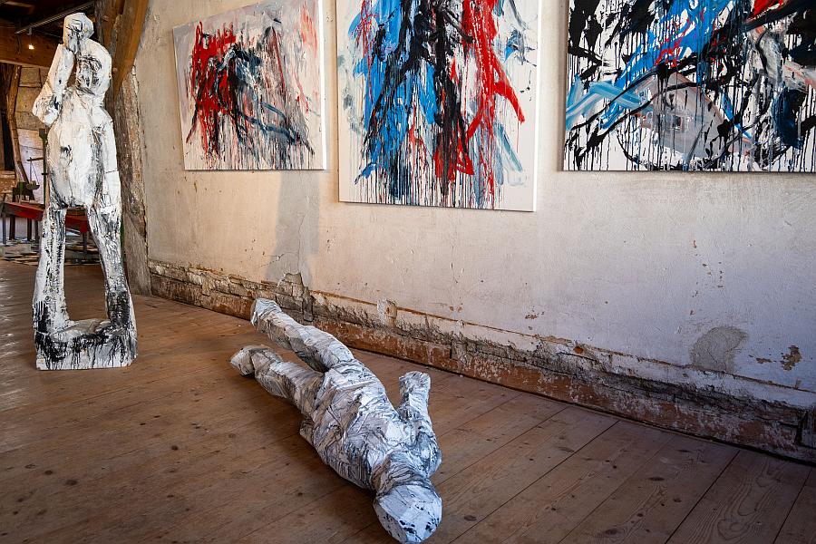 Drei Mal „eine Stunde Kunst“ in der Ausstellung „Frei wollen wir sein“