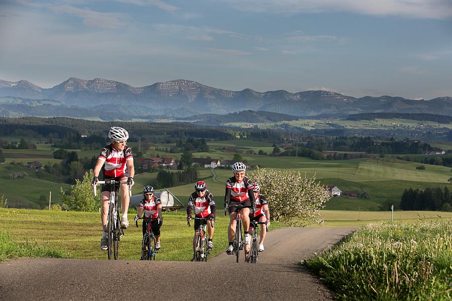 Der Allgäu Radmarathon startet und endet in Isny