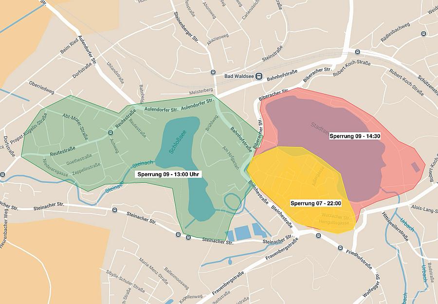 Verkehrseinschränkungen beim Bad Waldseer Lauffieber 2025