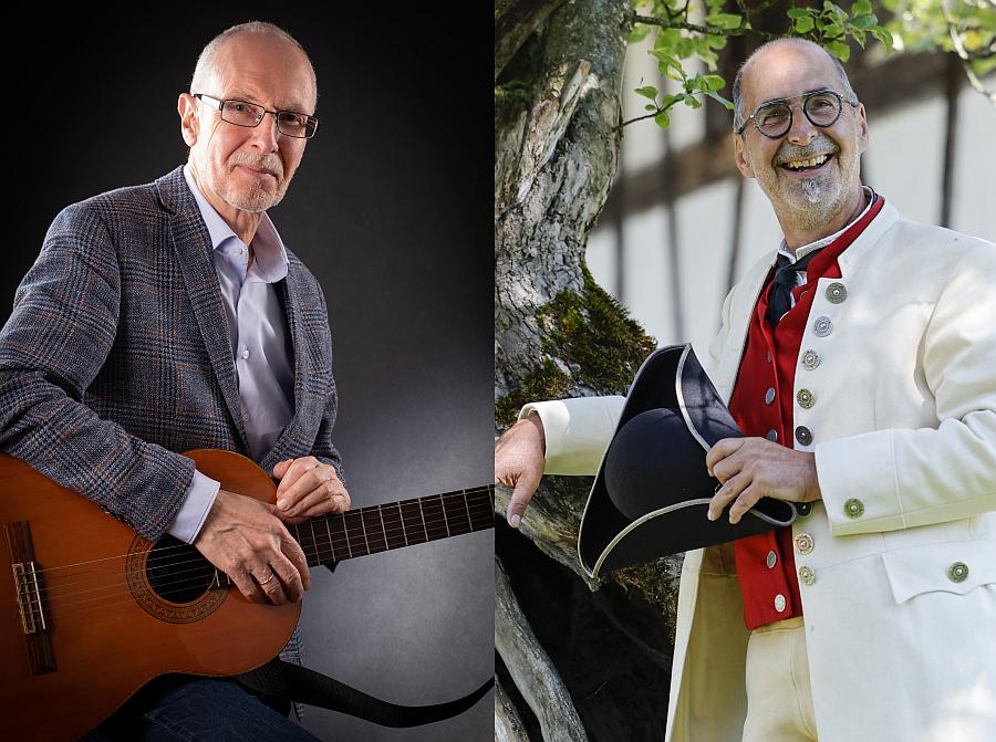 Kultur im Tanzhaus: „Gschwätzt ond gsonga“ mit Barny Bitterwolf und Roman Mangold