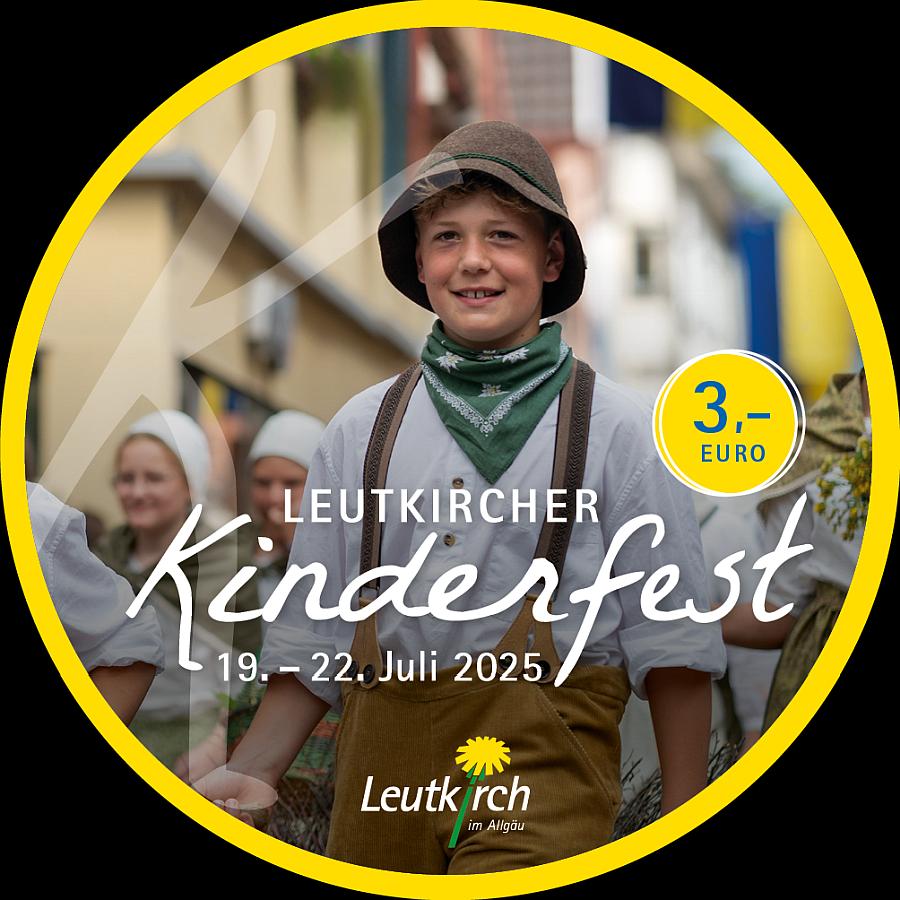 Plakettenverkäufer für das Leutkircher Kinderfest 2025 gesucht!